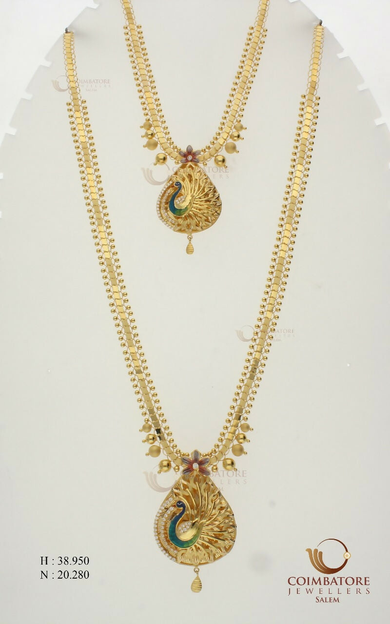 Fusion Savitri Necklace & Long Set Sarafa Bazar India