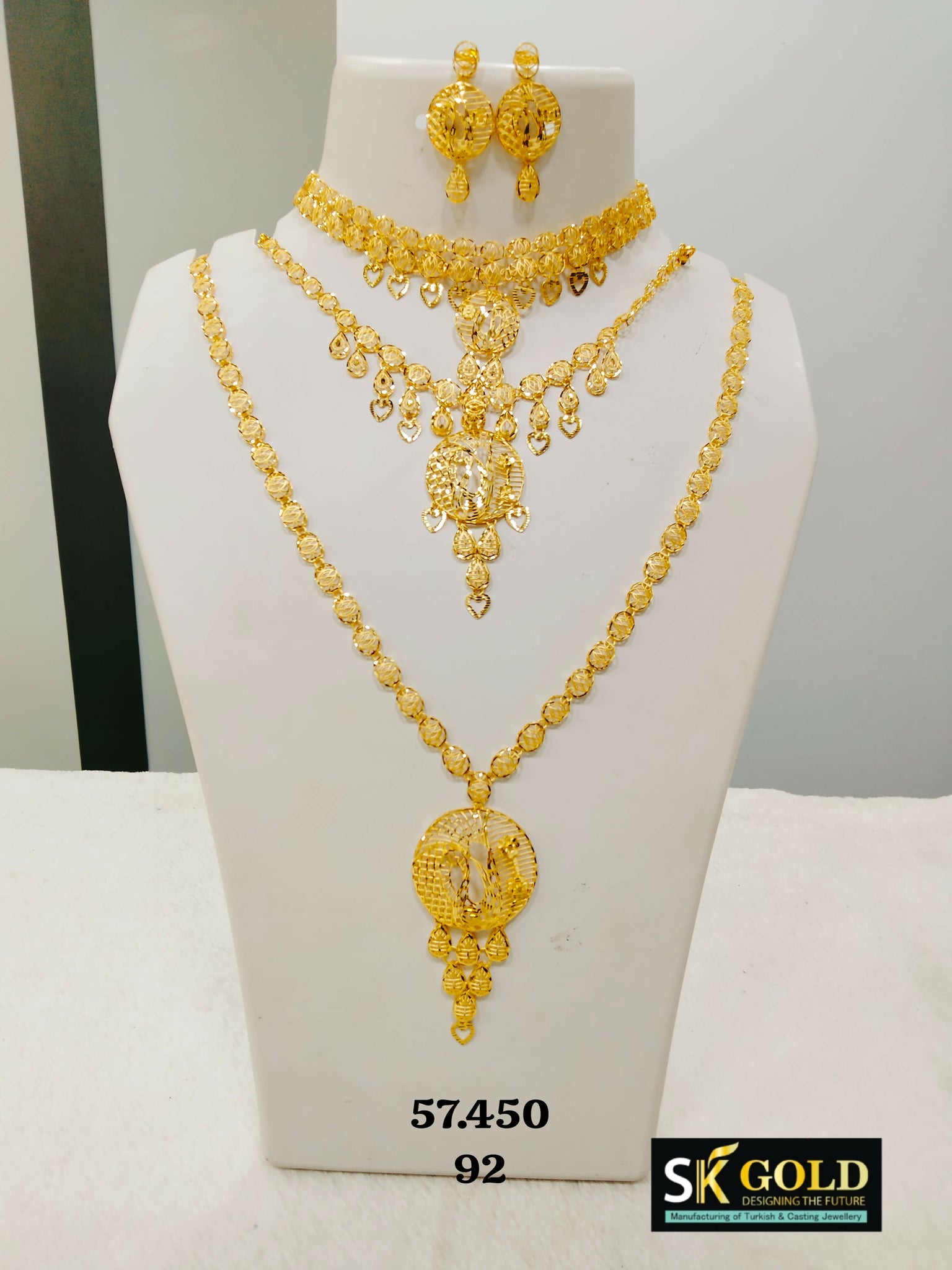 22kt Turkey Bridal Set Sarafa Bazar India