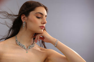 Diamond Necklace Sarafa Bazar India