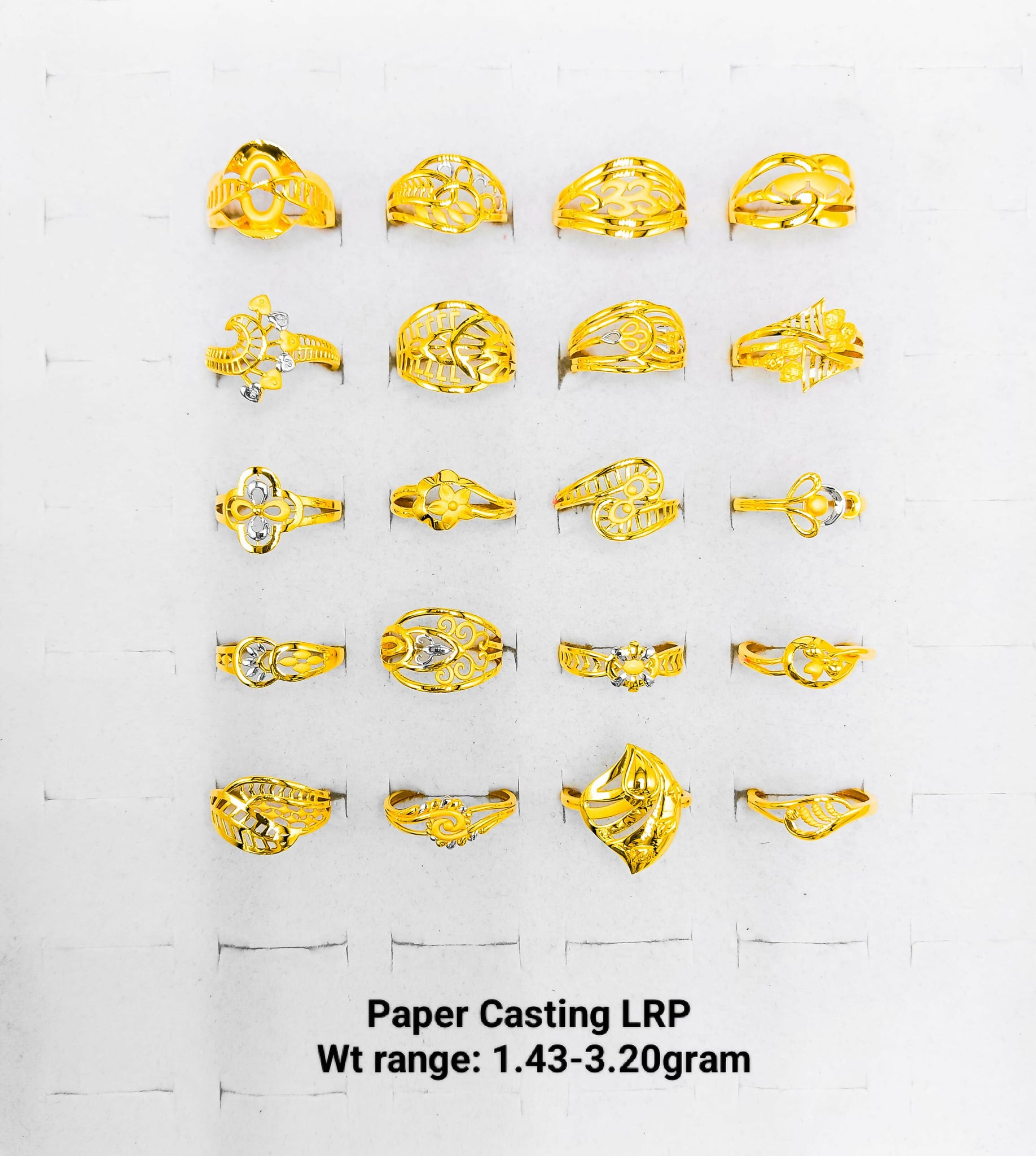 Paper Casting Ladies Ring Plain Sarafa Bazar India