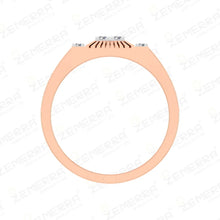 Exquisite Diamond Men's Ring in 14K Rose Gold Sarafa Bazar India