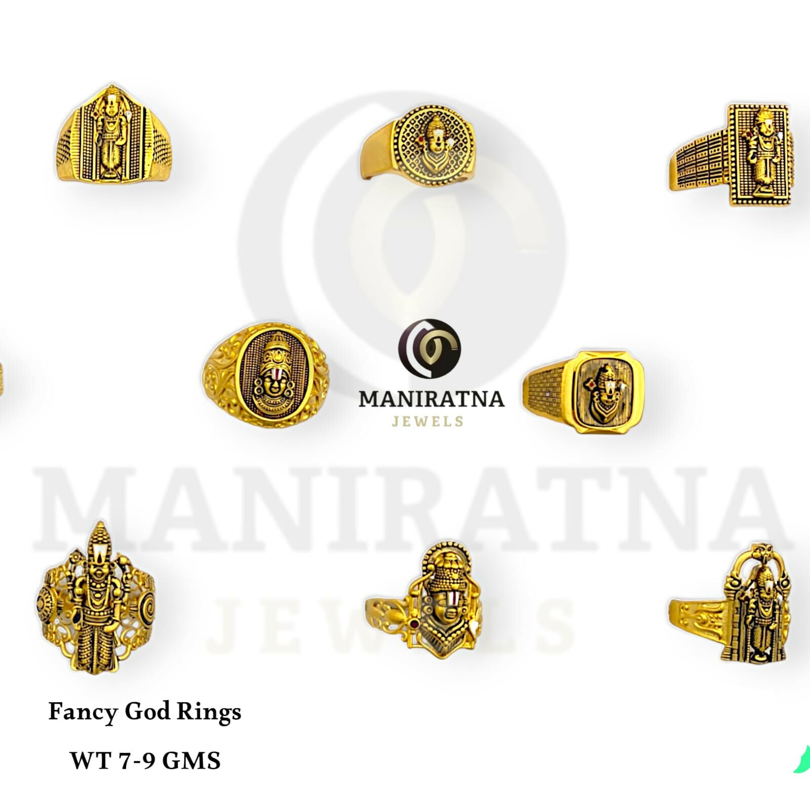 Fancy Gold Rings Sarafa Bazar India