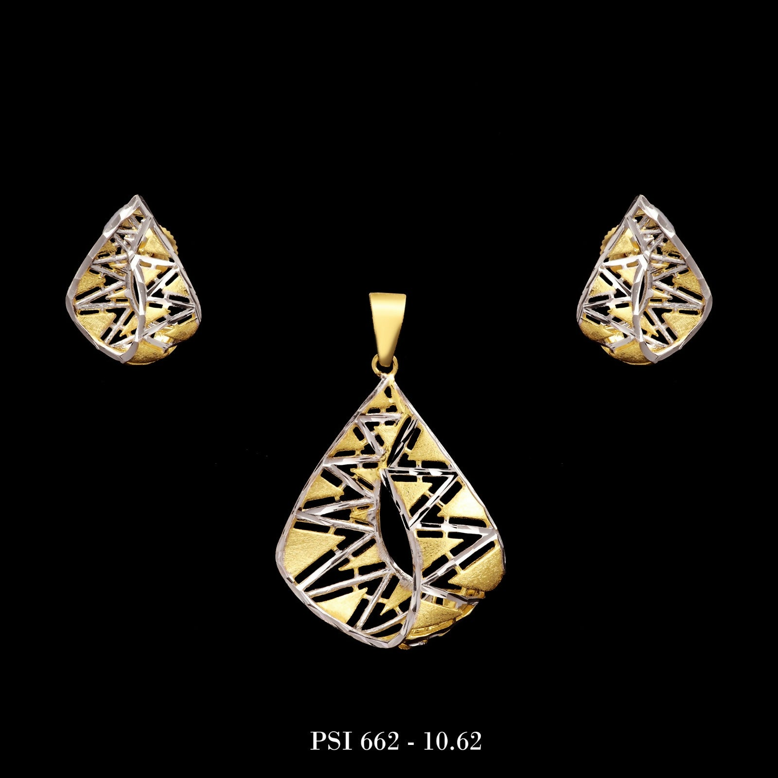 Plain Casting Pendant Set Sarafa Bazar India