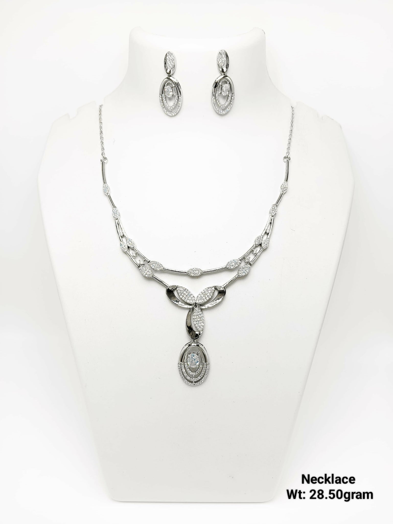 925 Silver Necklace Sarafa Bazar India