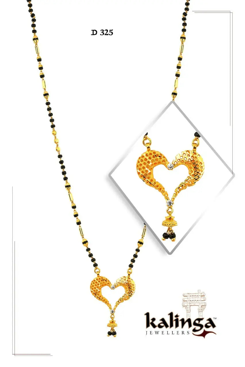 Fancy Gold Mangalsutra Sarafa Bazar India