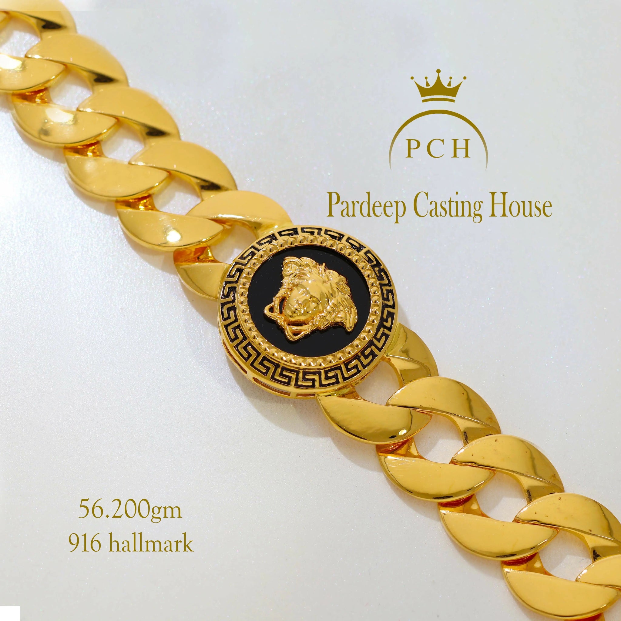 Fancy Versace Logo Mens Bracelet Sarafa Bazar India