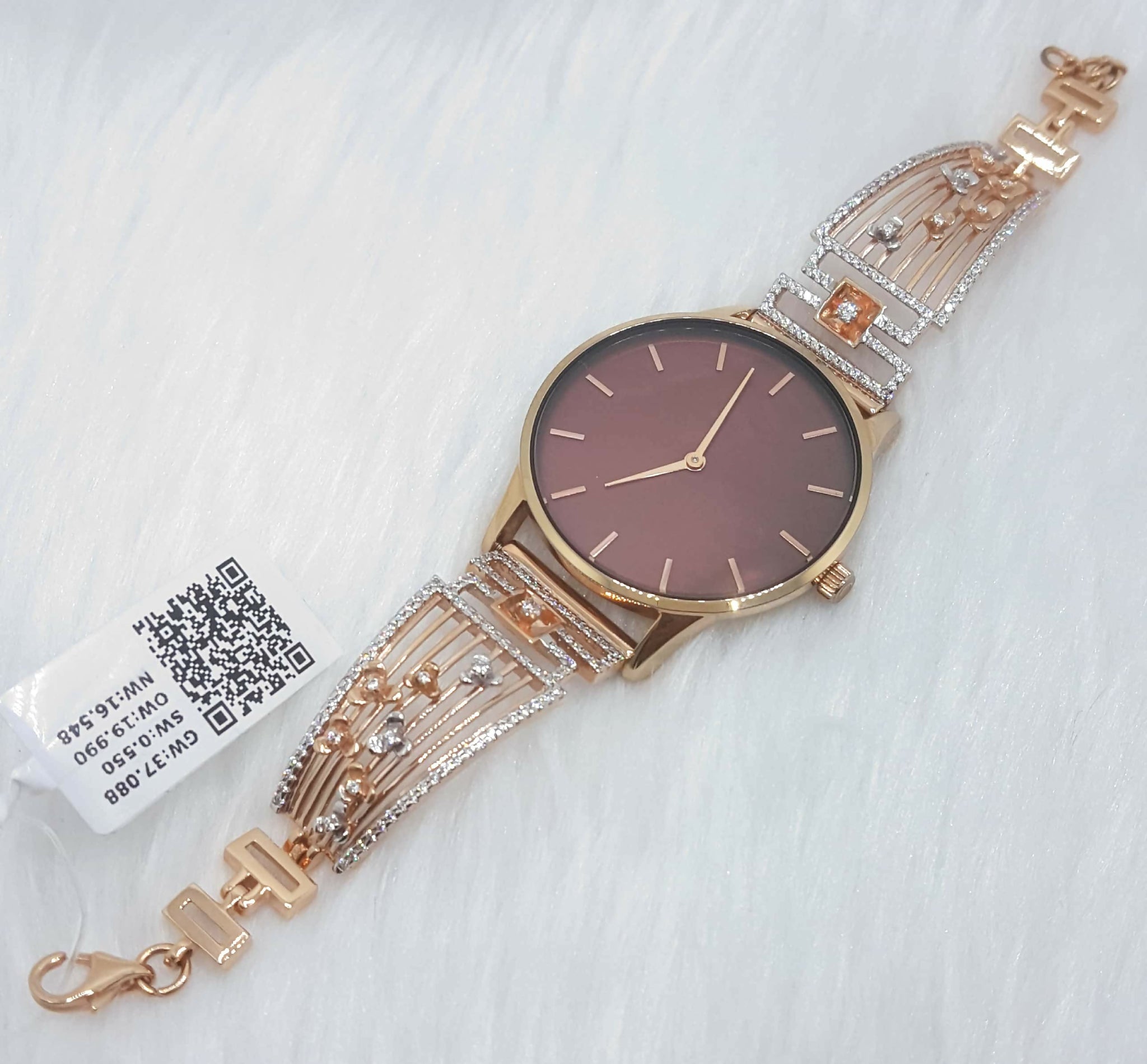 Rose Gold Ladies Watch Sarafa Bazar India