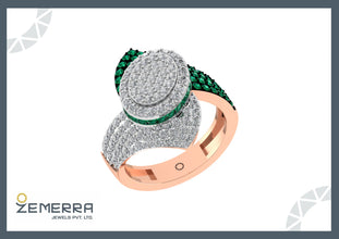 Fine 14K Gold Diamond Rings – Daily Wear Sarafa Bazar India