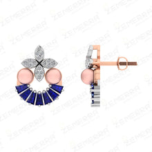 Fine 14K Rose Gold Diamond Pendant Set Today Sarafa Bazar India