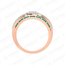 Fine 14K Rose Gold Diamond Rings Collection Sarafa Bazar India
