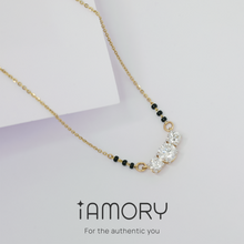 14kt Lab Grown Diamond Mangalsutra Sarafa Bazar India