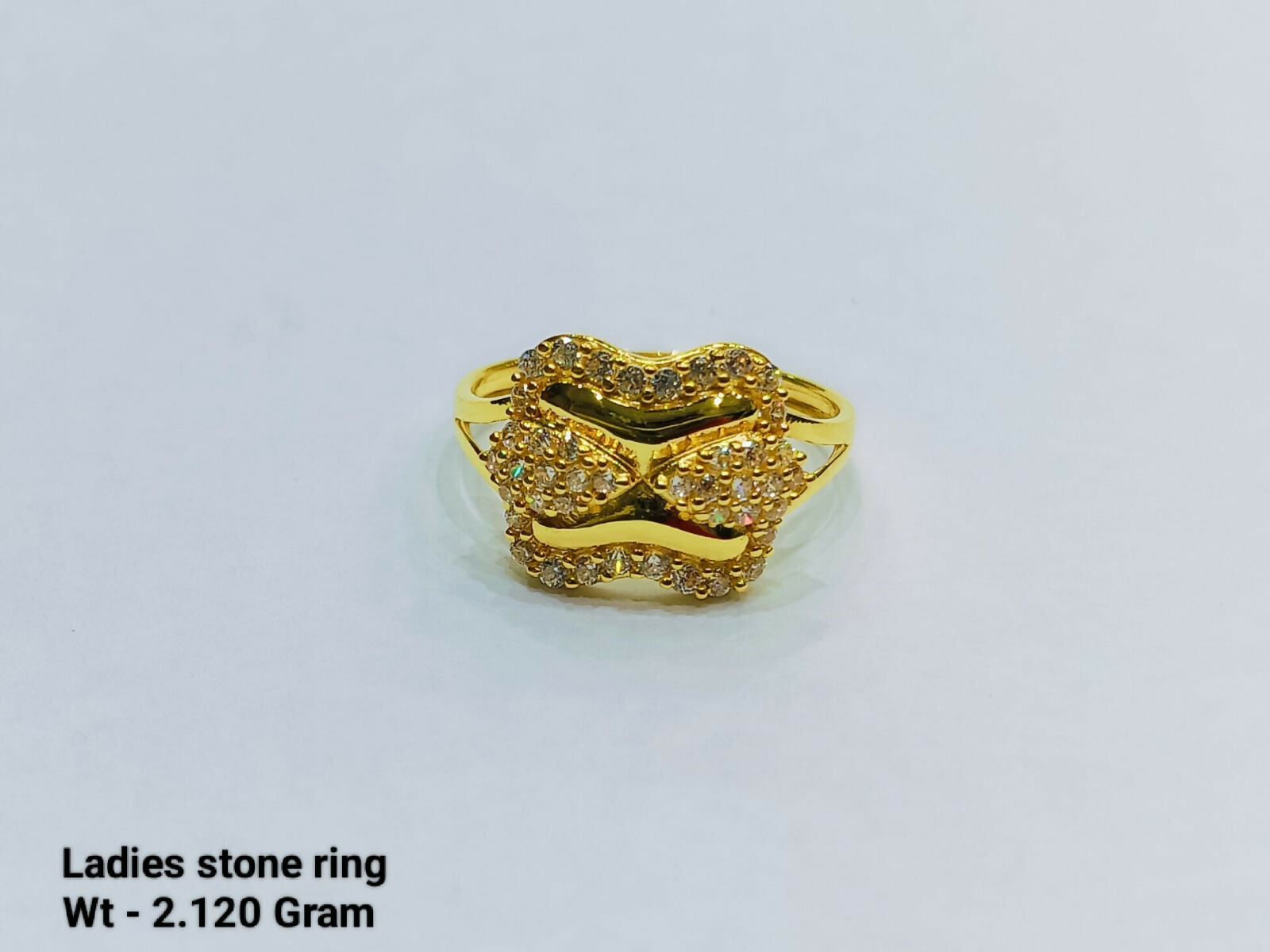 Ladies Stone Ring Sarafa Bazar India