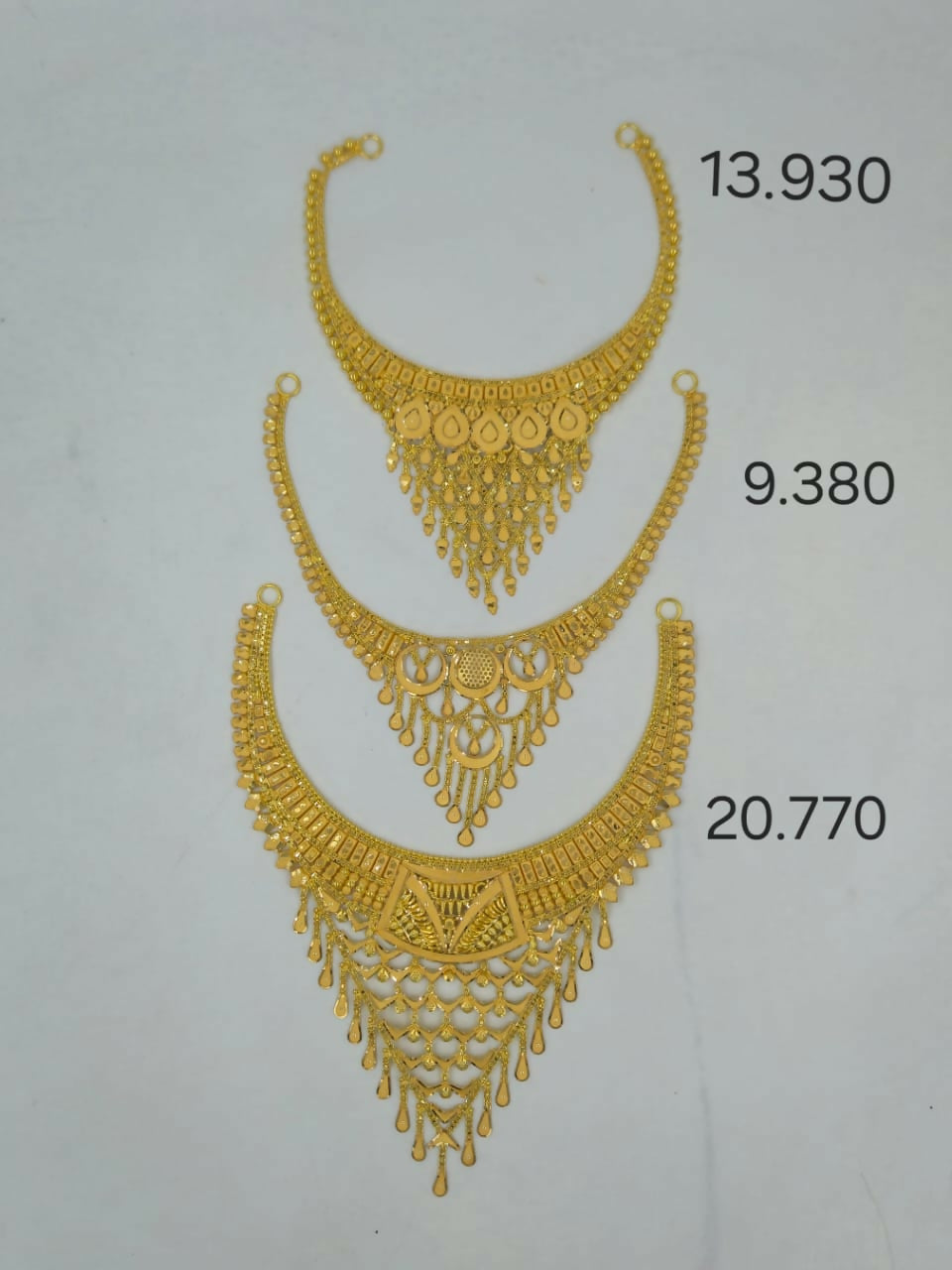 Gold Necklace Sarafa Bazar India