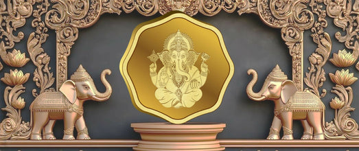 999 Ganeshji Gold Coin Sarafa Bazar India