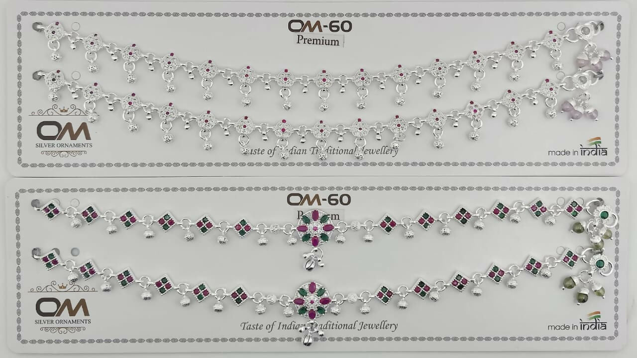 Silver Micro Payal Sarafa Bazar India