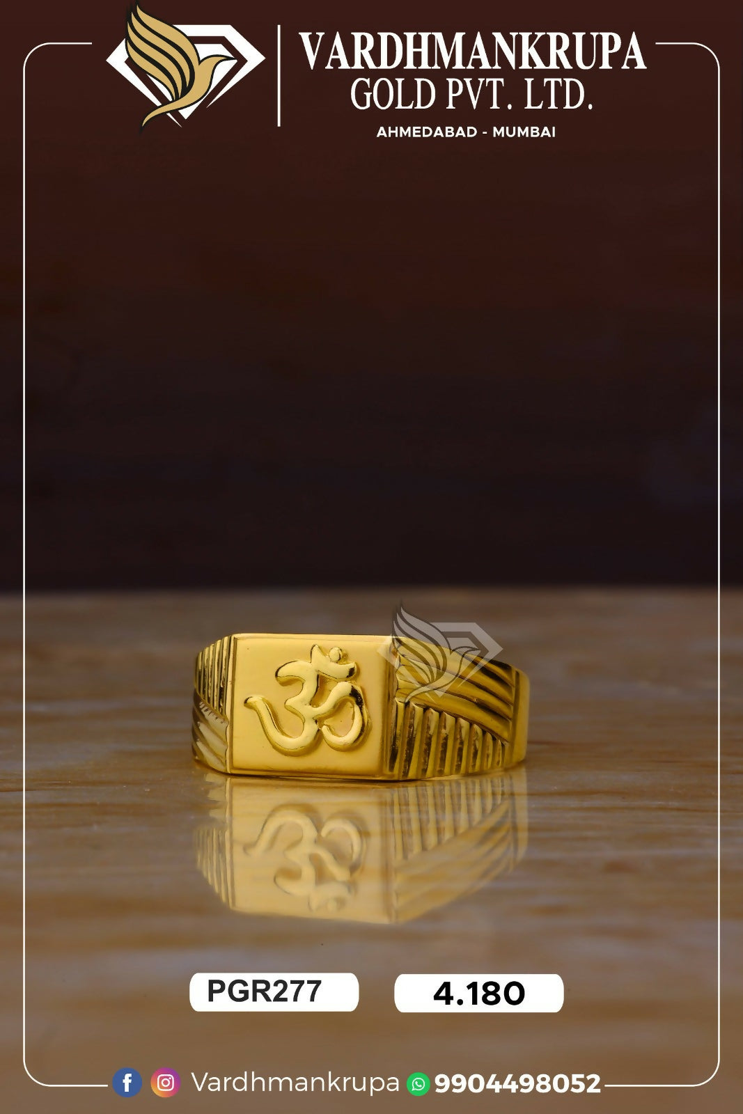 Plain Casting Gents Ring Sarafa Bazar India