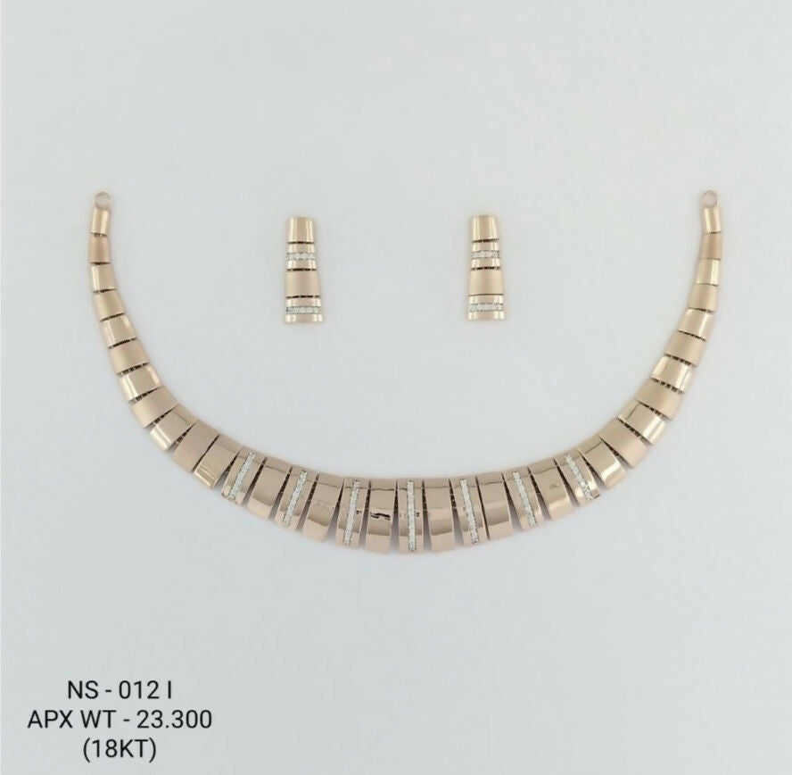 18kt Italian Necklace Sarafa Bazar India