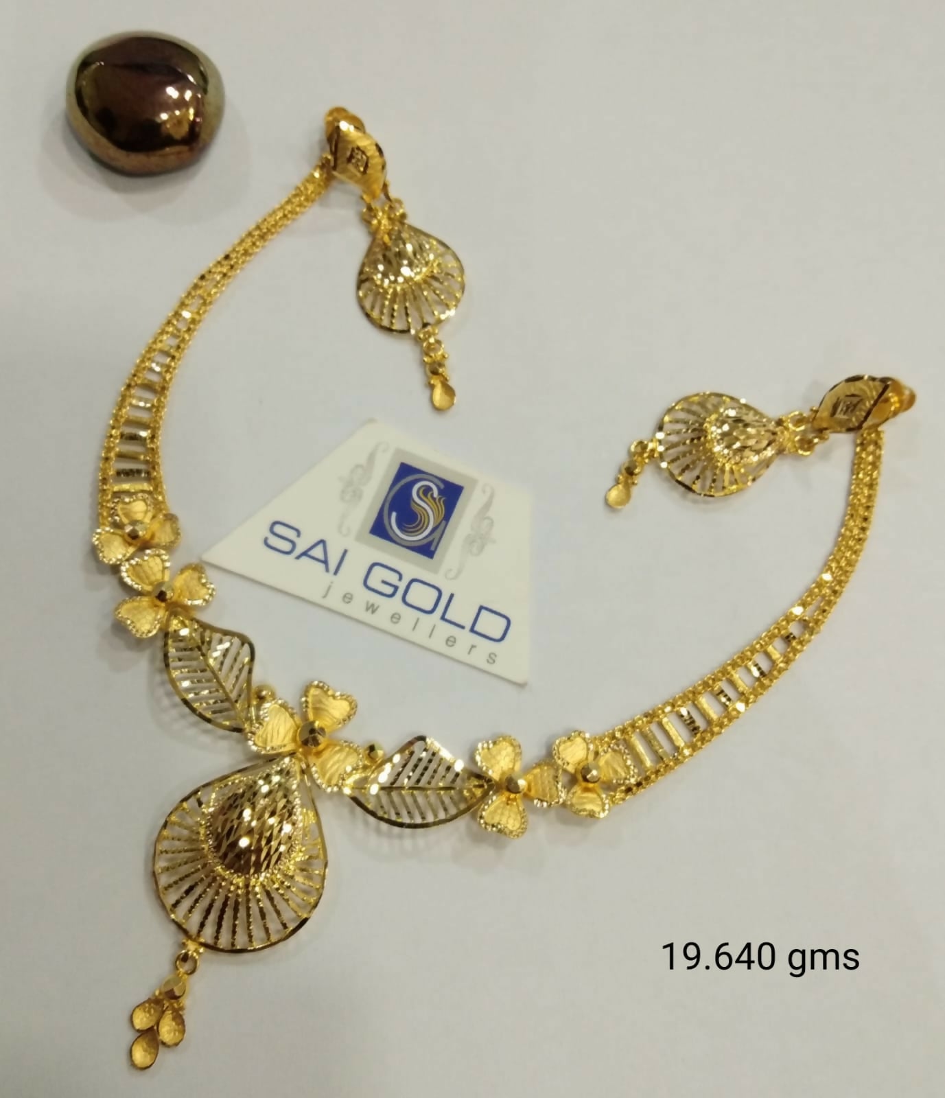 Rohdium Necklace Sarafa Bazar India