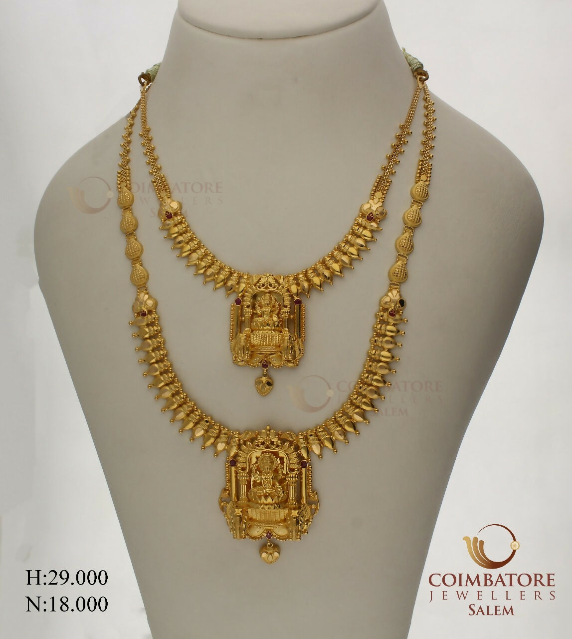 Gold Necklace & Long Set Sarafa Bazar India