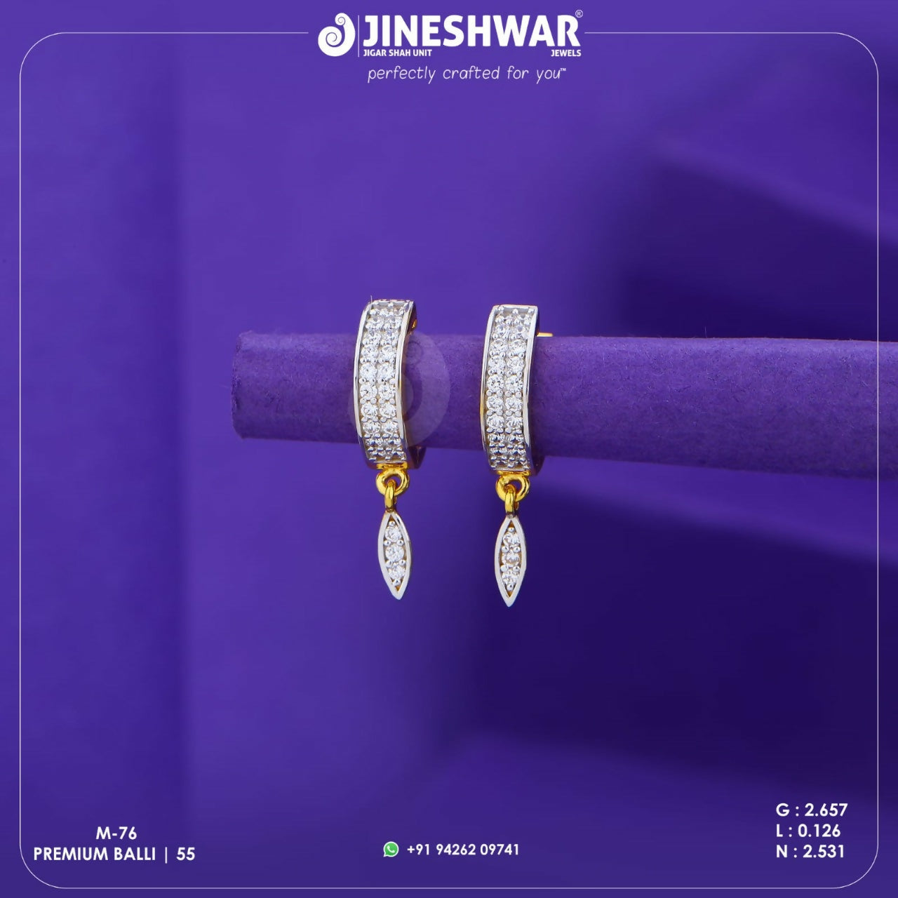 18kt Premium Bali Sarafa Bazar India