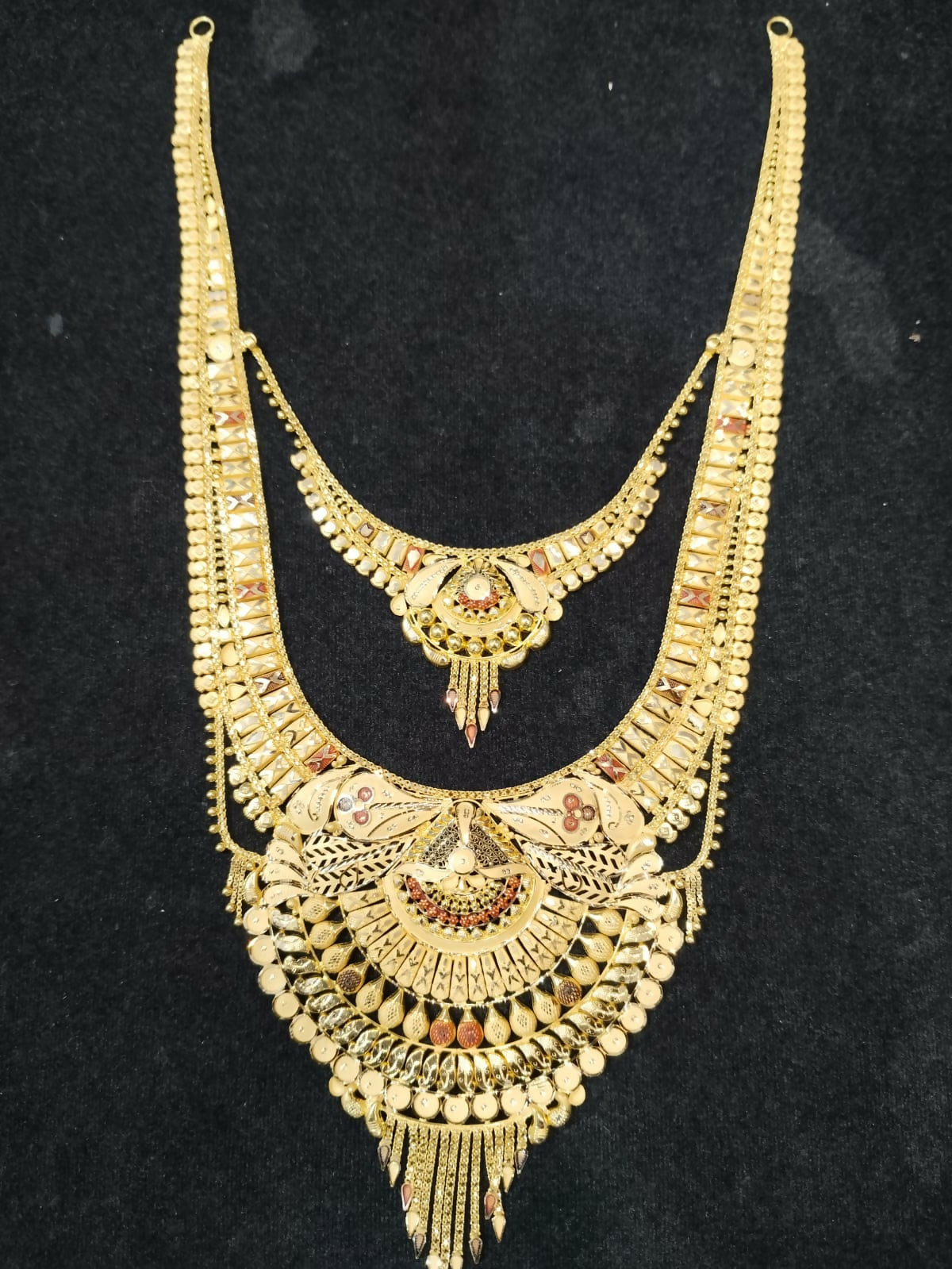 Gold Long Set Sarafa Bazar India