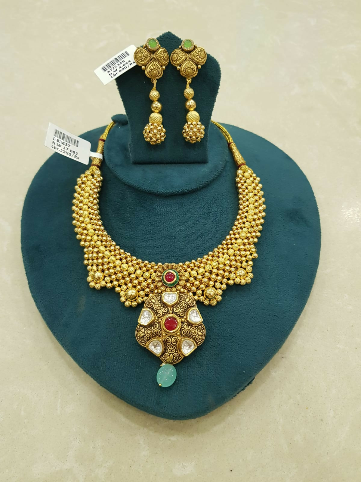 Wax Beads Necklace Sarafa Bazar India