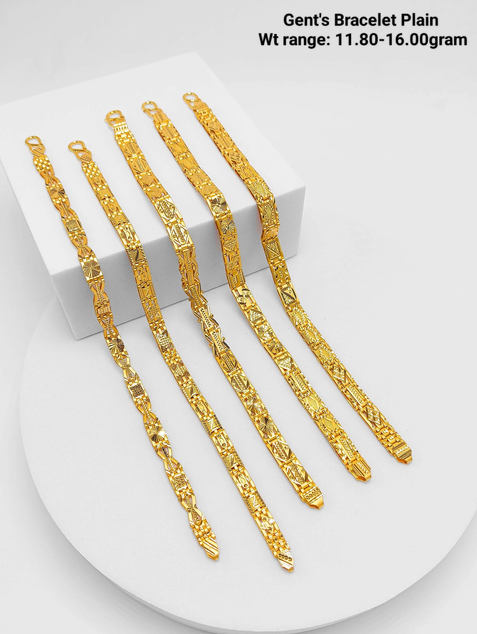 Gents Bracelet Plain Sarafa Bazar India