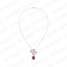 Designer 14K Gold Diamond Pendant Sets Sarafa Bazar India