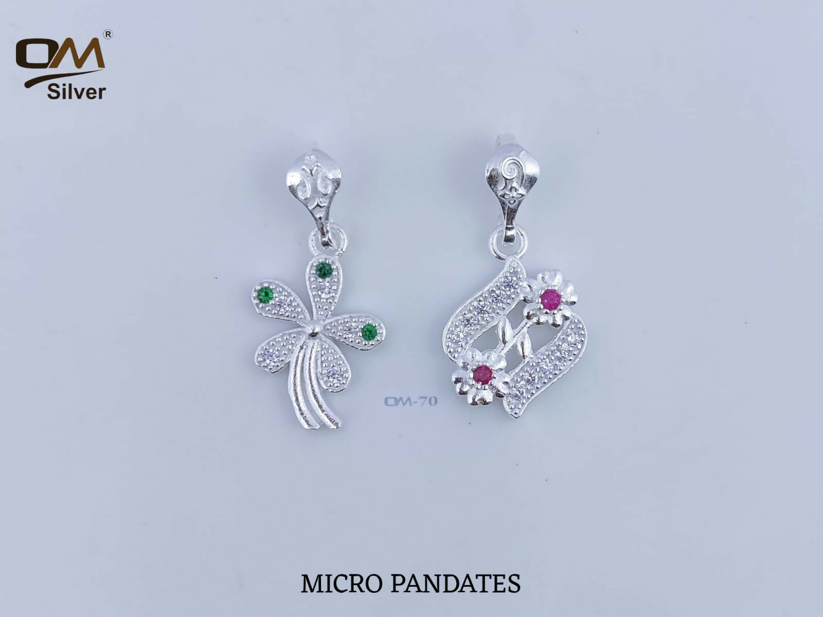 Silver Micro Pendants Sarafa Bazar India