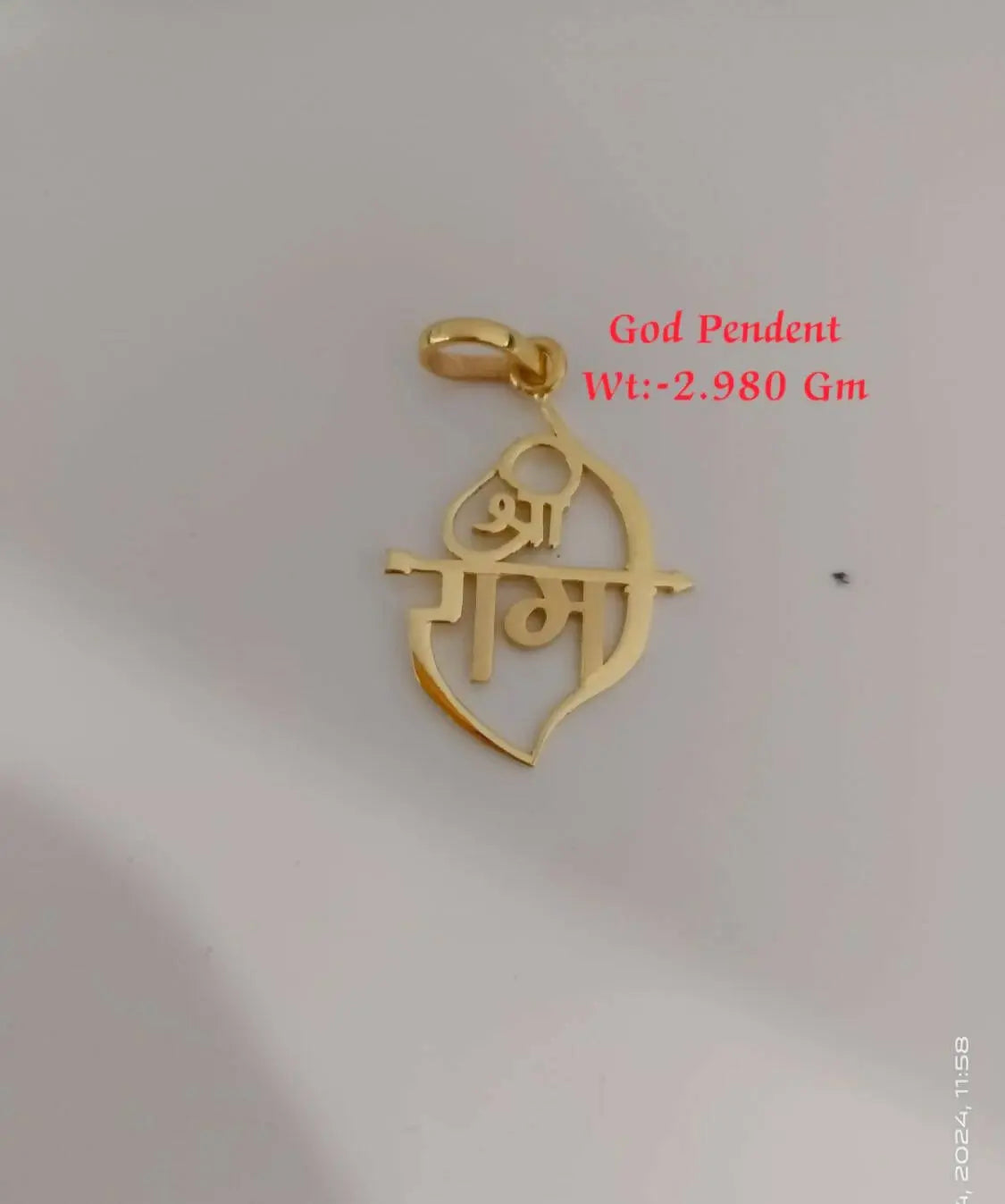 God Pendant Sarafa Bazar India