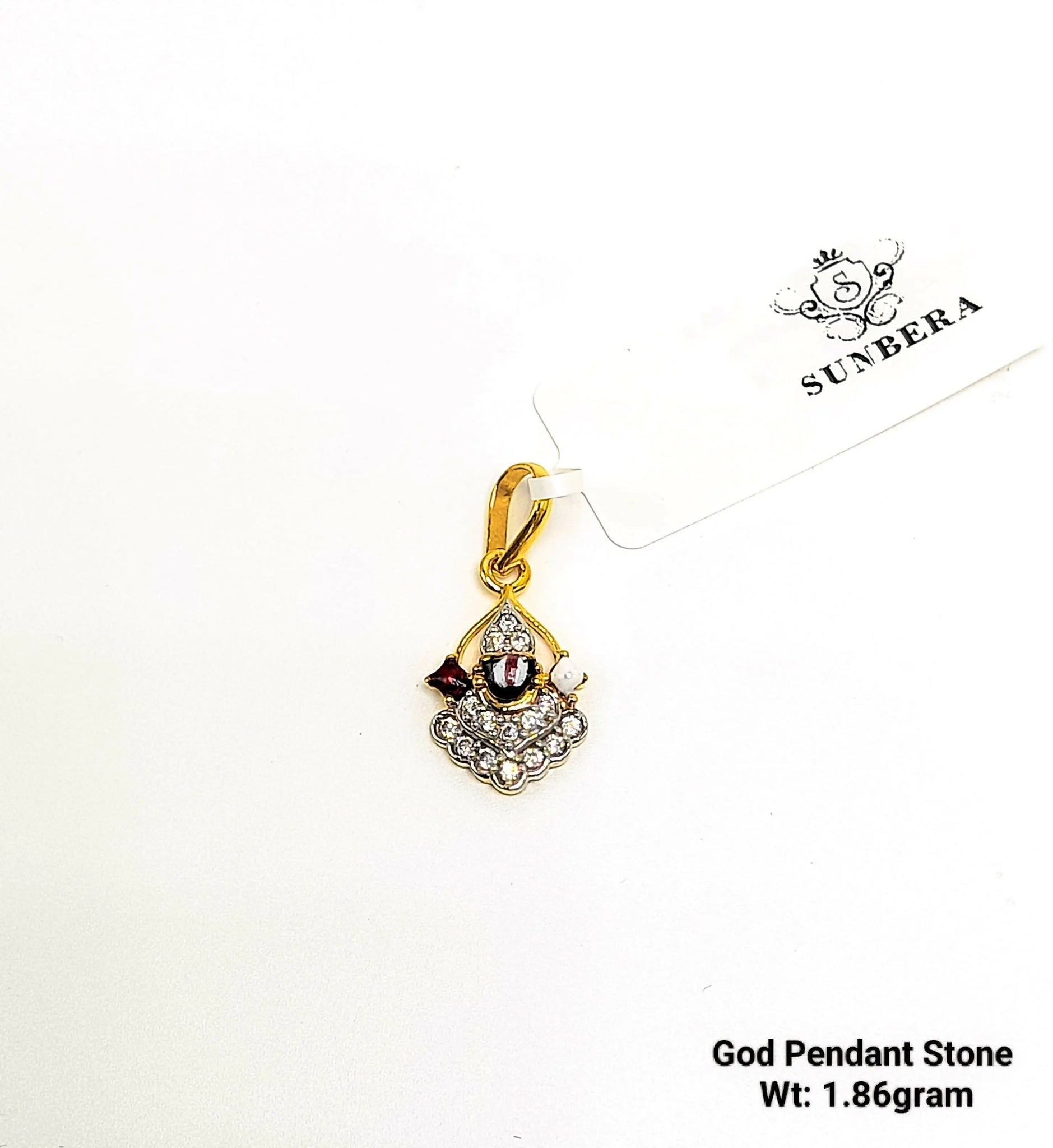 God Pendant Stone Sarafa Bazar India