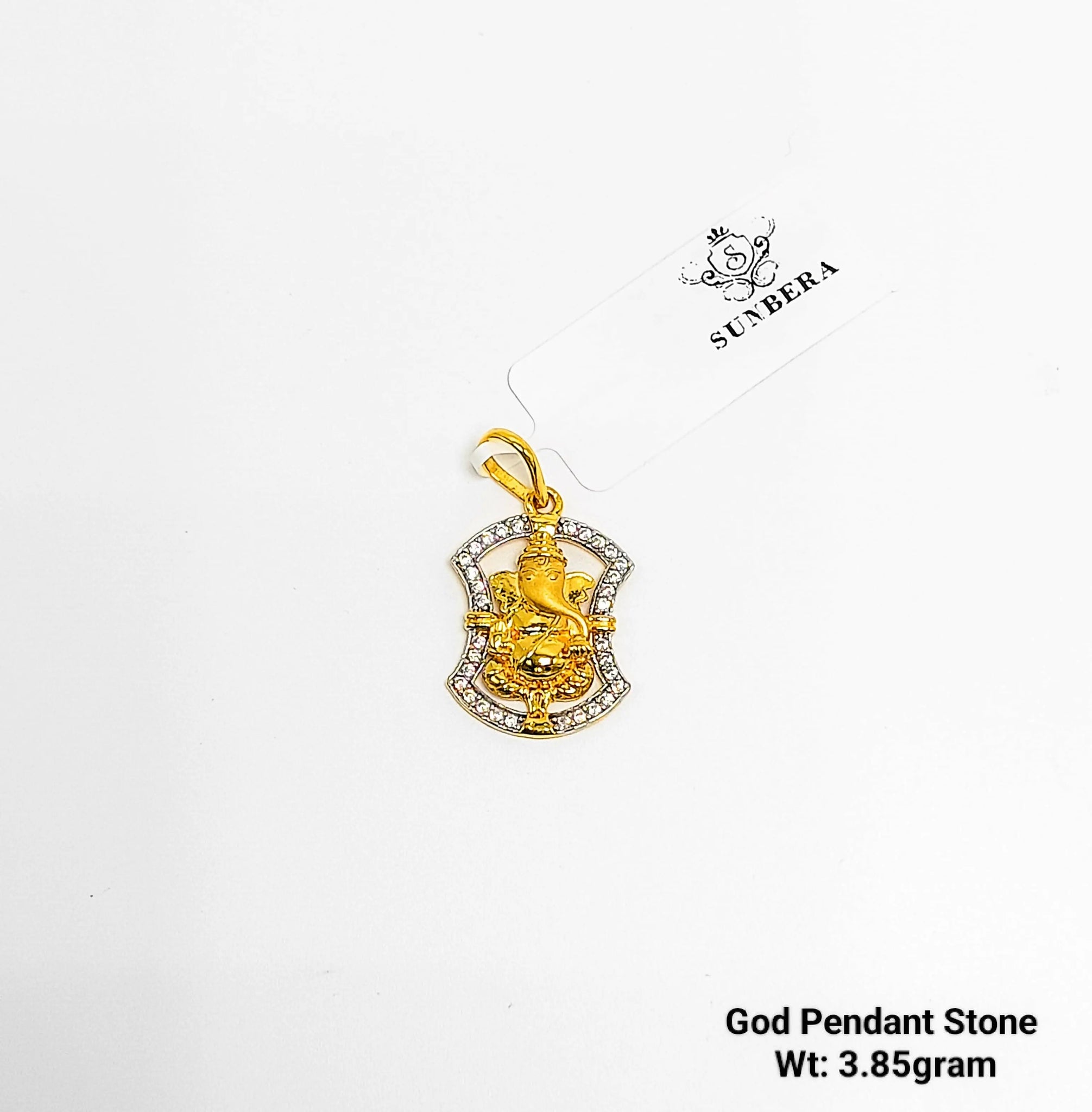 God Pendant Stone Sarafa Bazar India