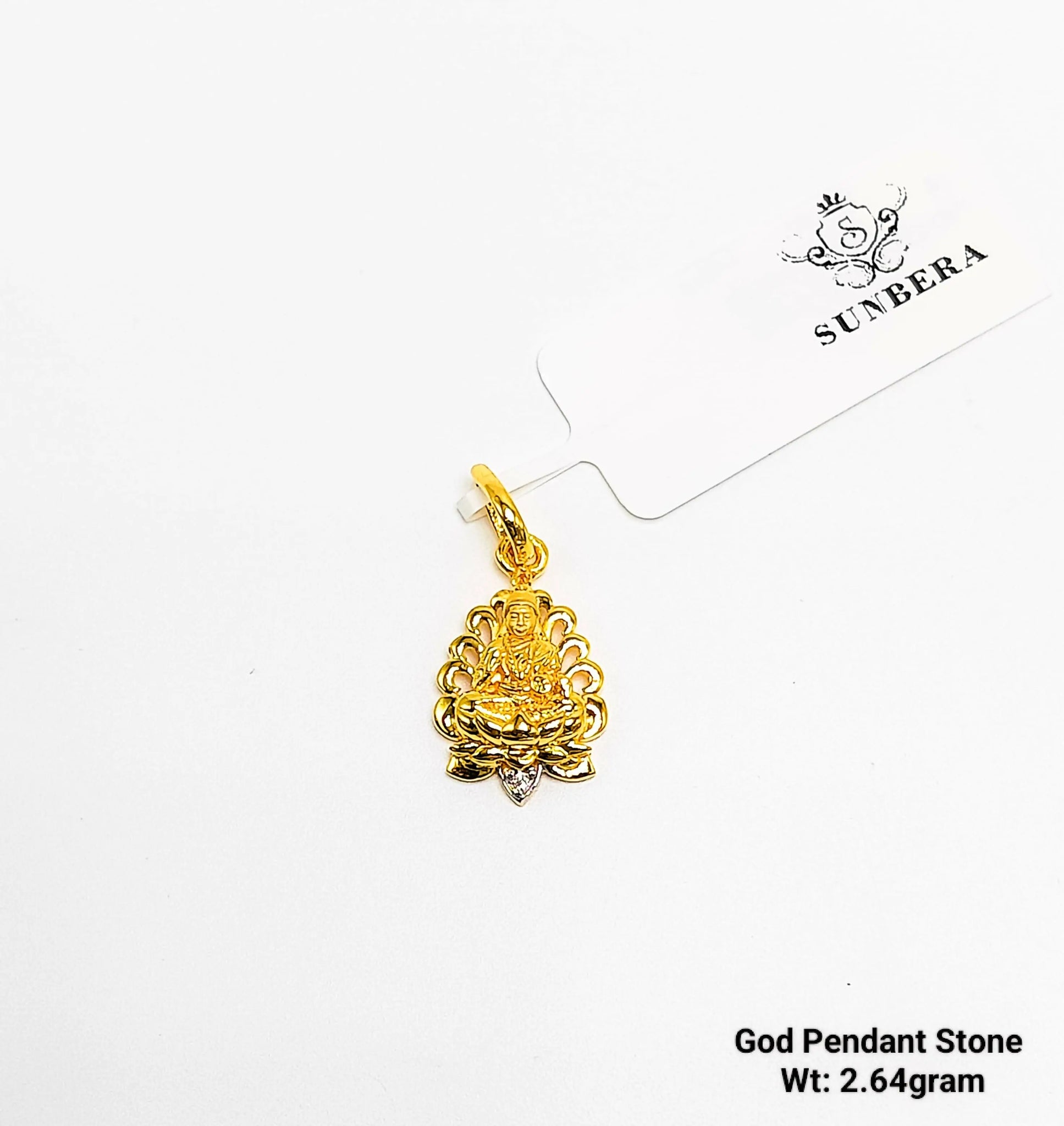 God Pendant Stone Sarafa Bazar India