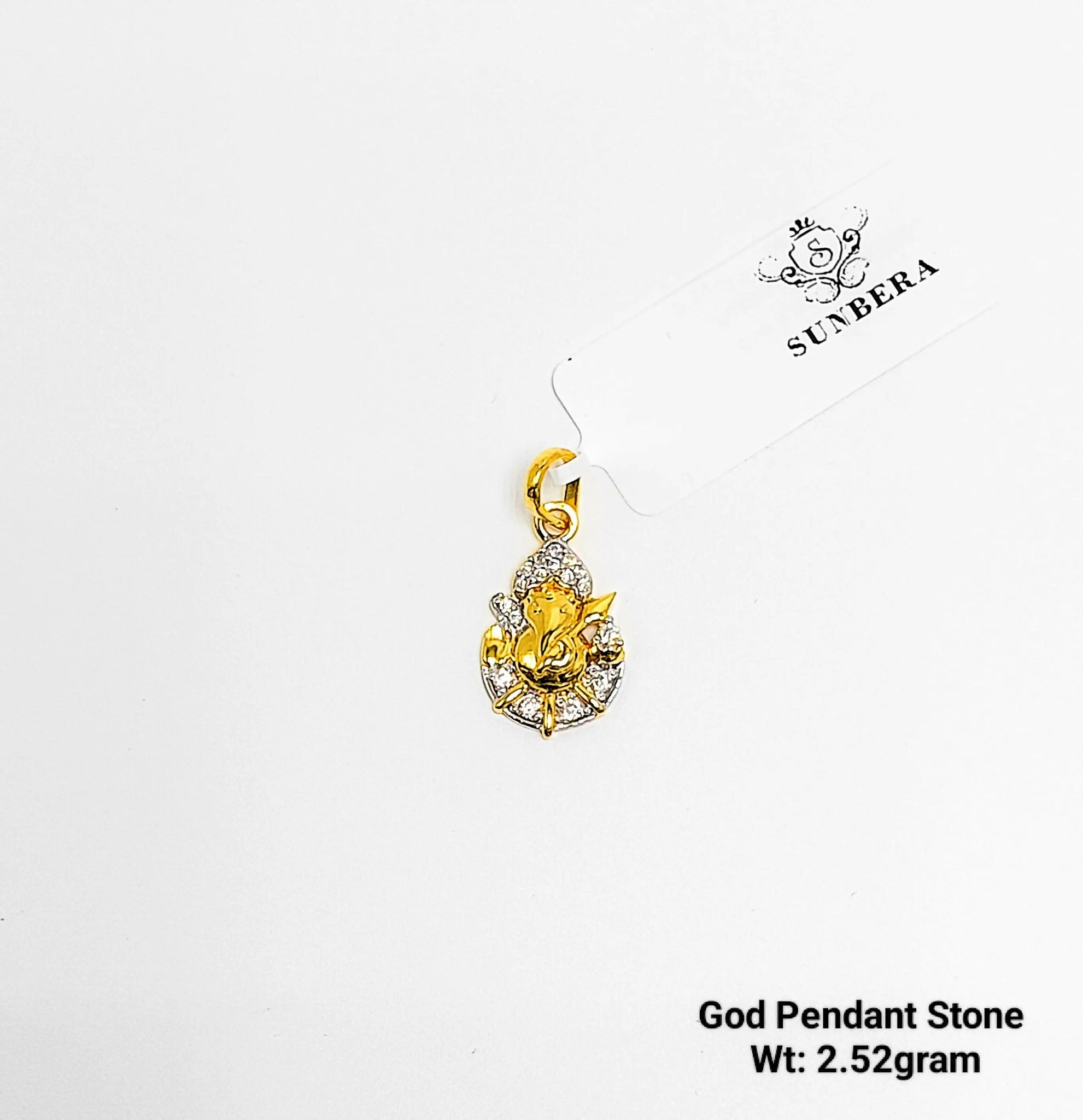 God Pendant Stone Sarafa Bazar India