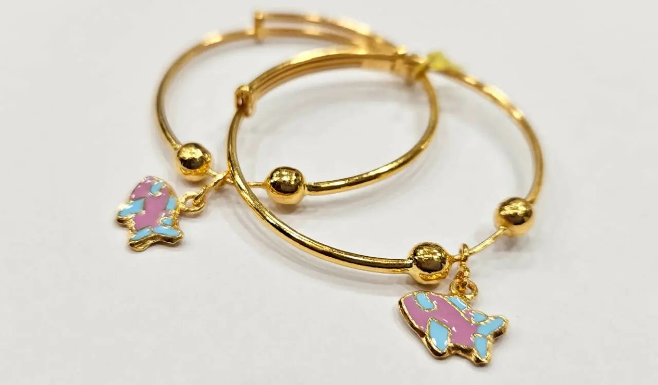 Gold Baby Kada Sarafa Bazar India