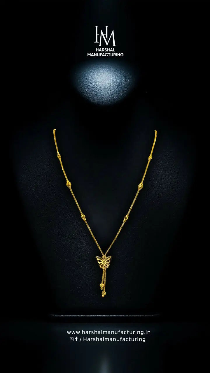 Gold Chain Pendant Sarafa Bazar India