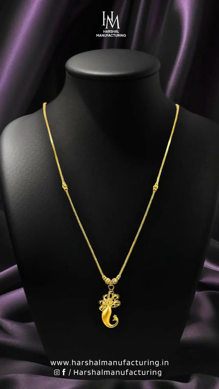 Gold Chain Pendant Sarafa Bazar India