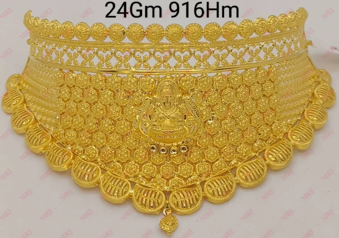 Gold Choker Sarafa Bazar India