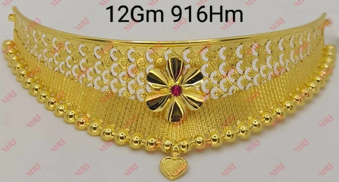 Gold Choker Sarafa Bazar India