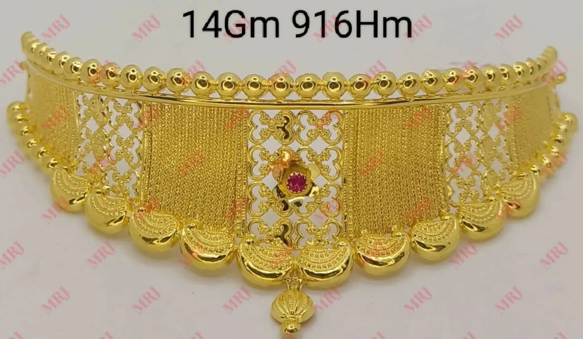 Gold Choker Sarafa Bazar India