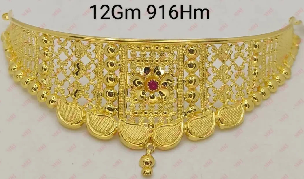 Gold Choker Sarafa Bazar India