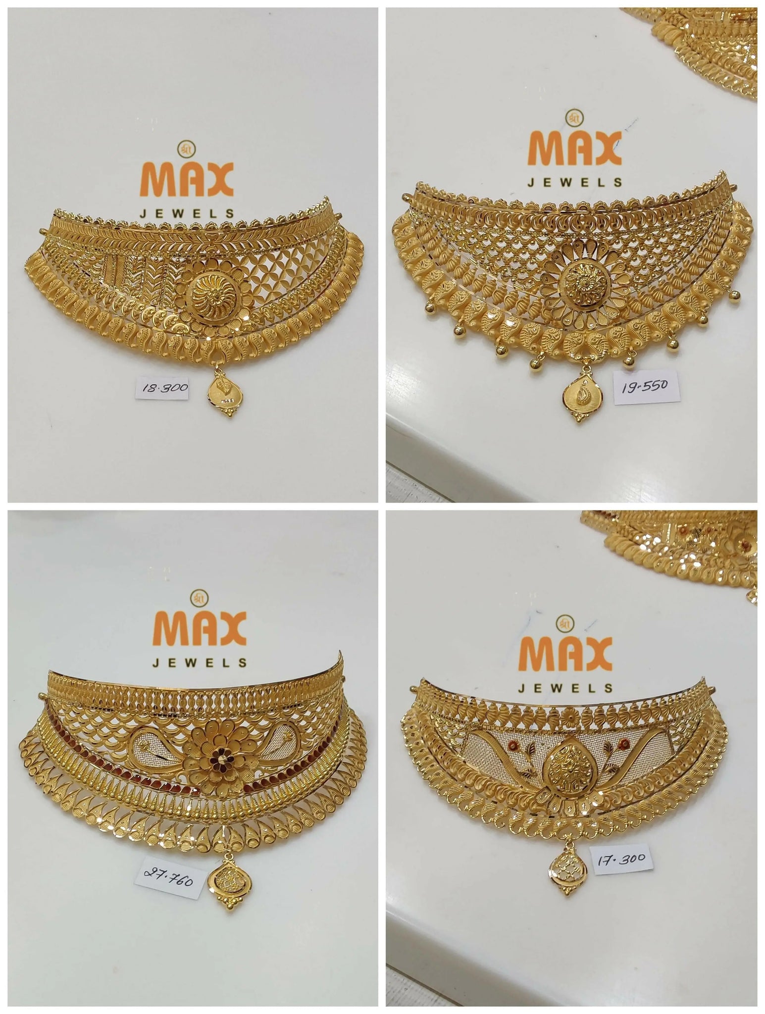 Gold Choker Sarafa Bazar India