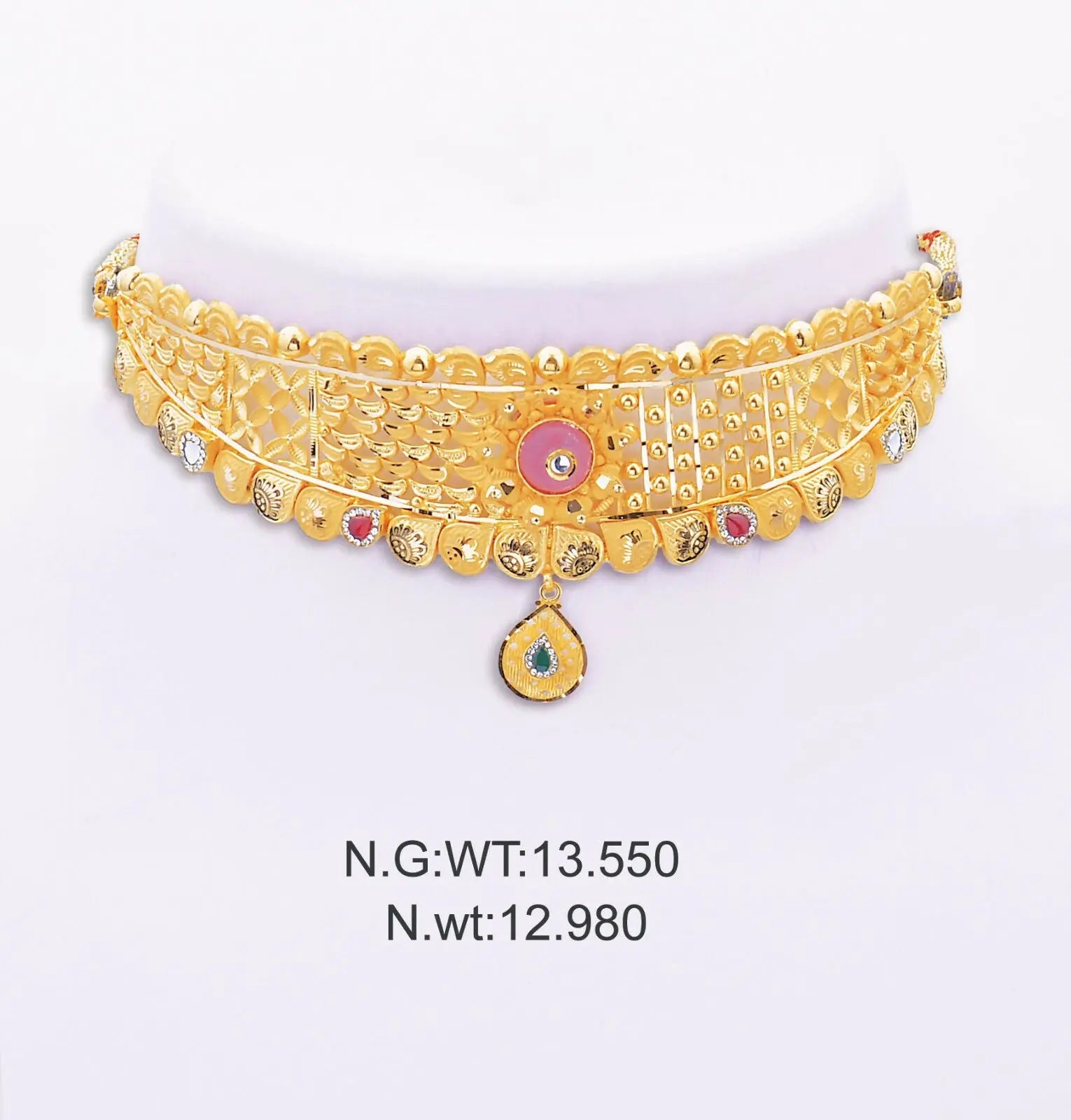 Gold Choker Sarafa Bazar India