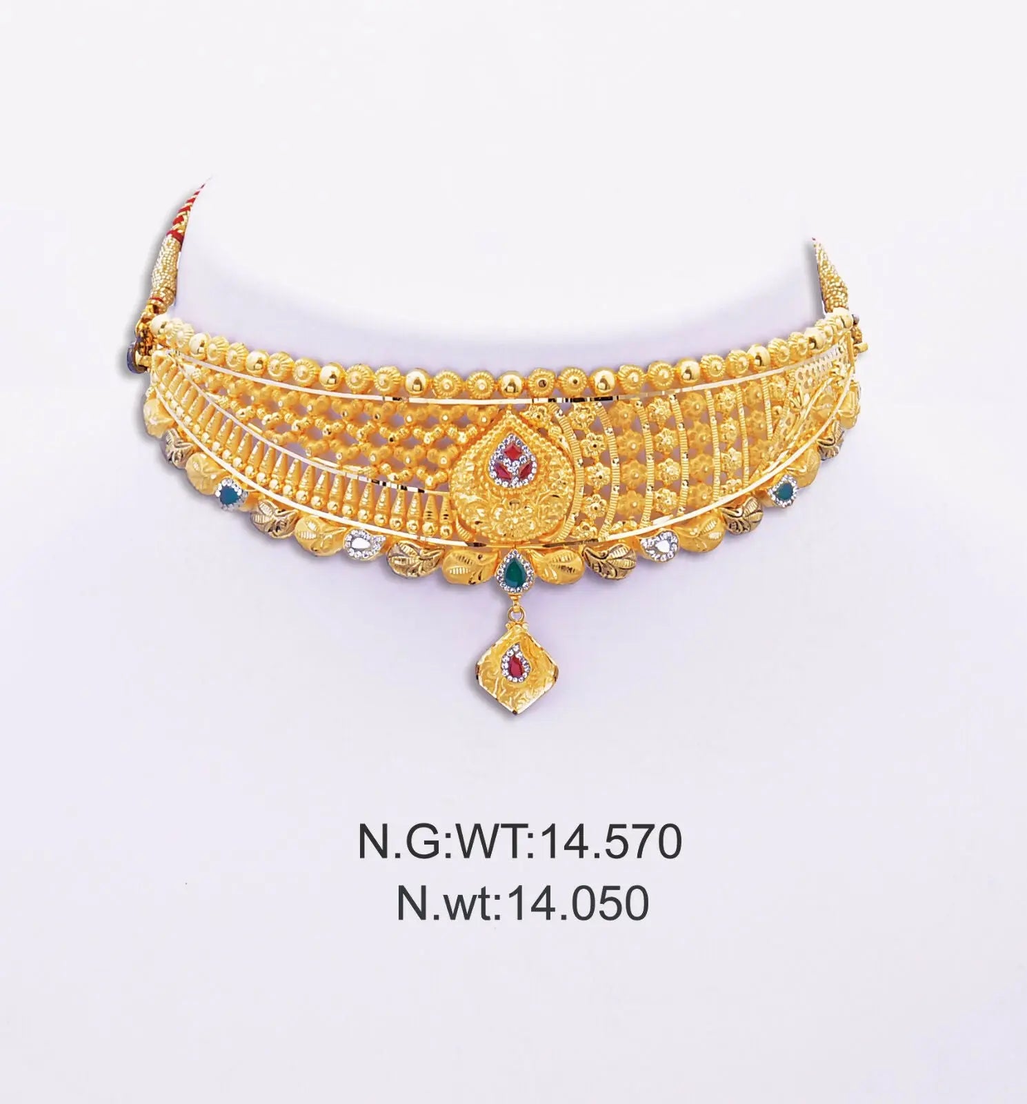 Gold Choker Sarafa Bazar India