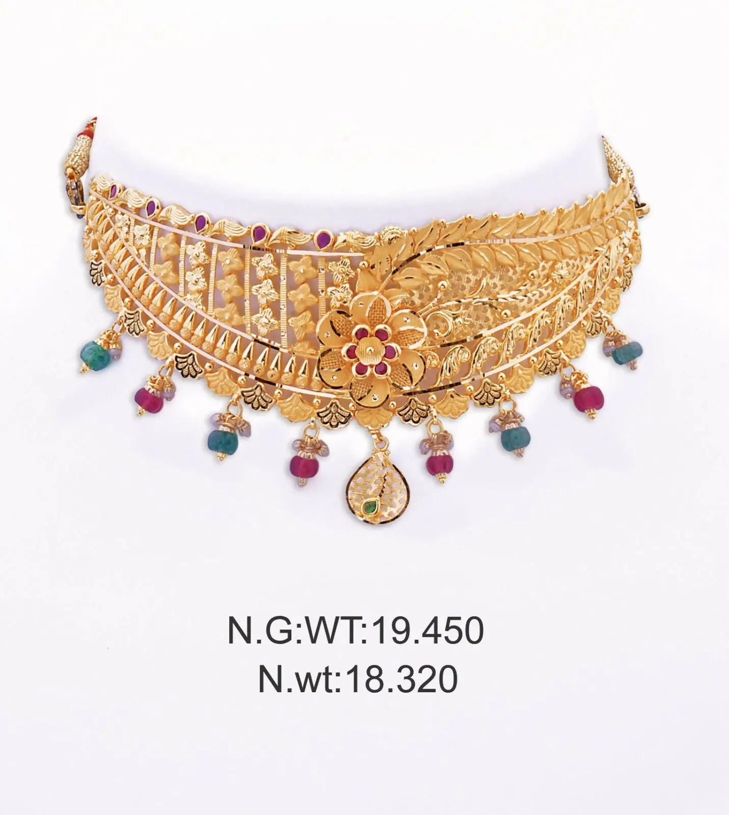 Gold Choker Sarafa Bazar India