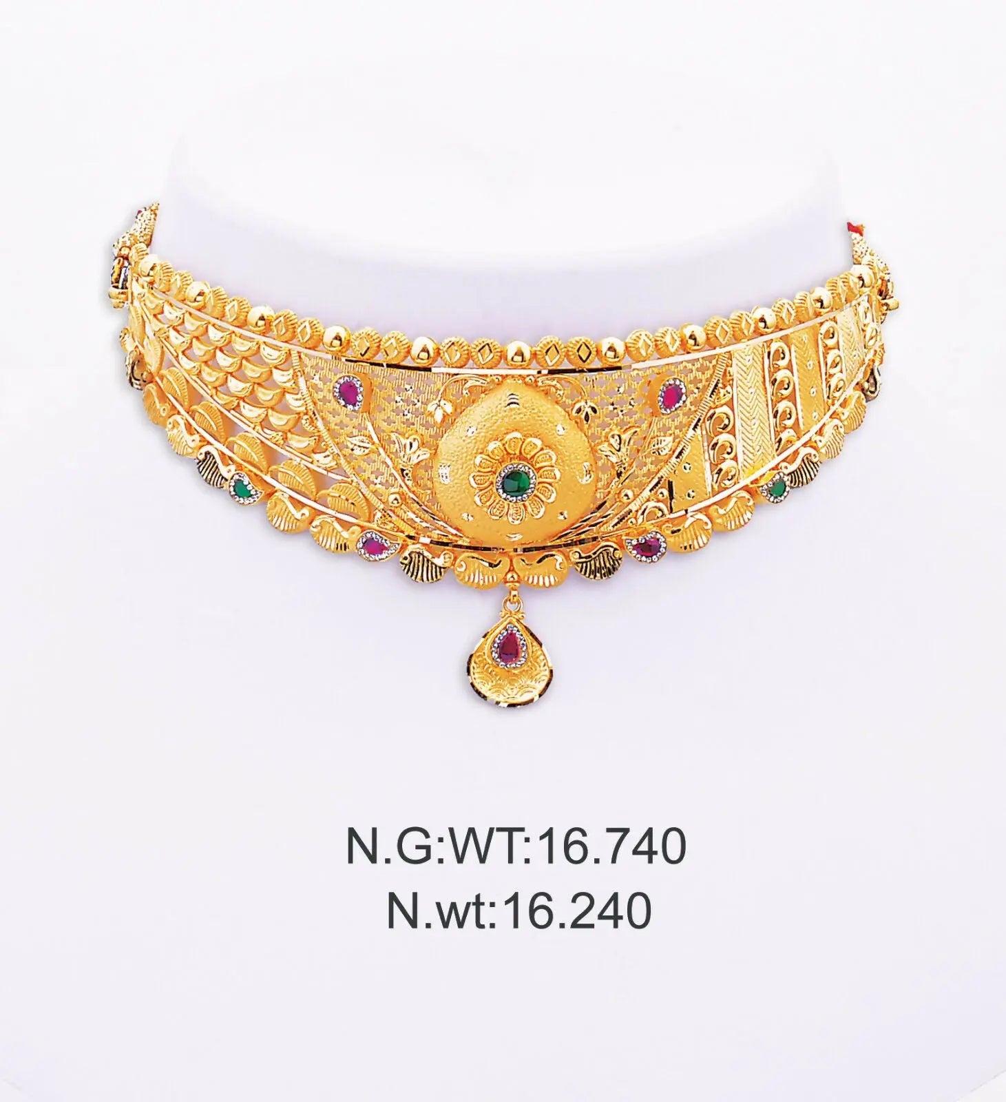 Gold Choker Sarafa Bazar India