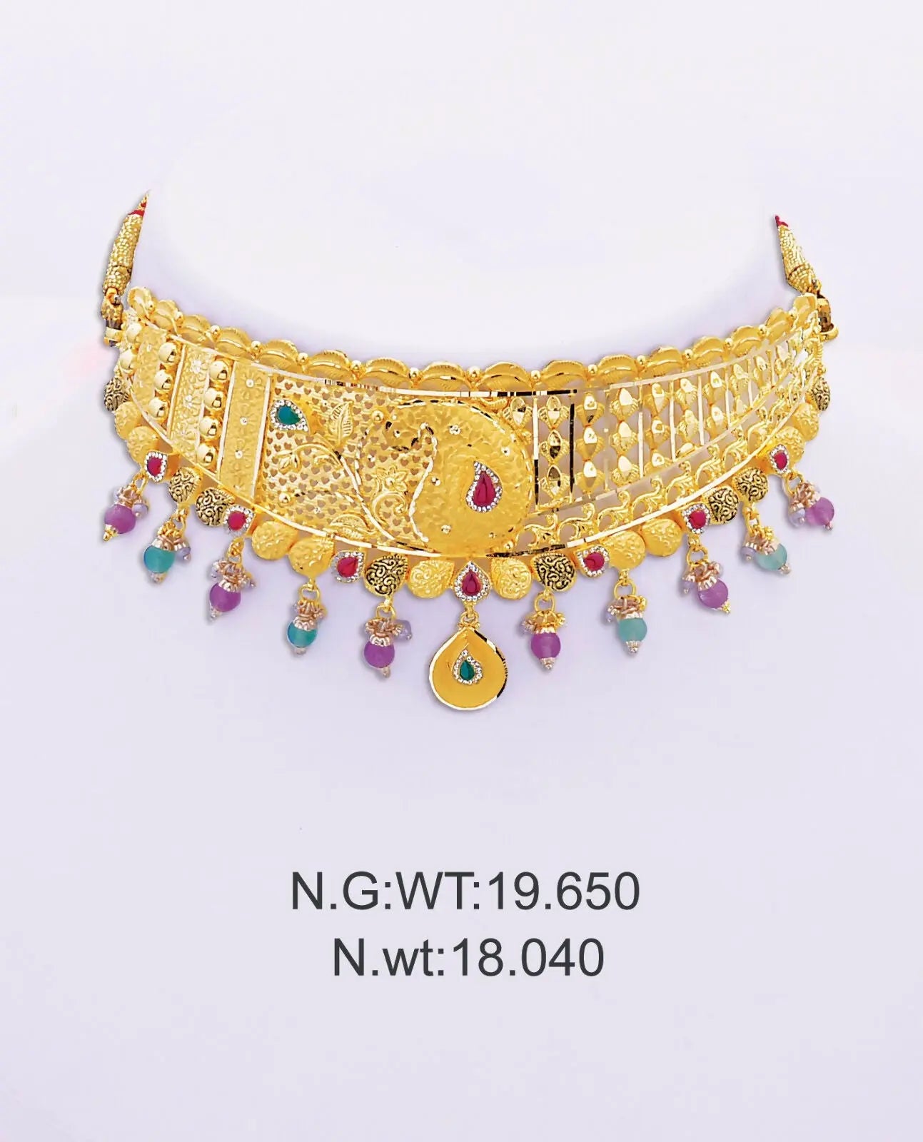 Gold Choker Sarafa Bazar India