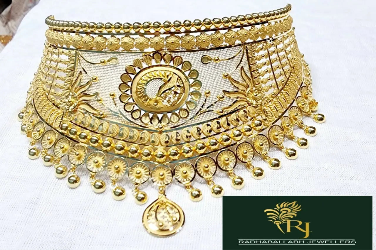 Gold Choker Sarafa Bazar India