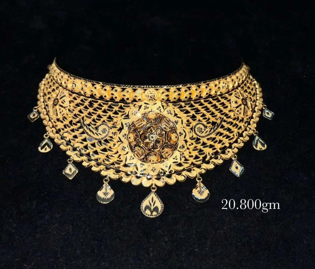 Gold Choker Sarafa Bazar India