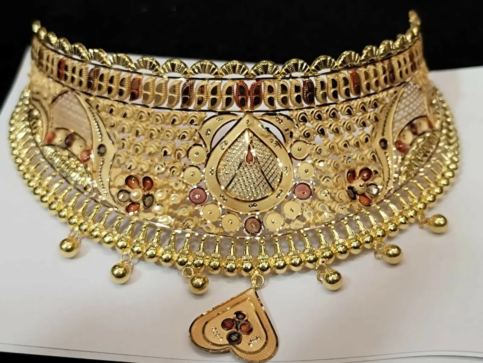 Gold Choker Sarafa Bazar India